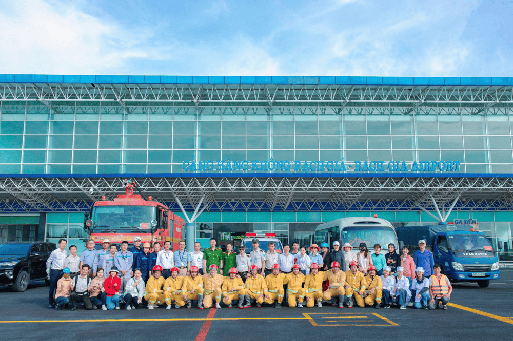 Nằm ở ven biển phía Tây Nam, thuộc tỉnh An Giang, sân bay Rạch Giá được khai thác cho hoạt động dân dụng và quân sự (Nguồn: Tổng công ty cảng hàng không Việt Nam - CTCP)